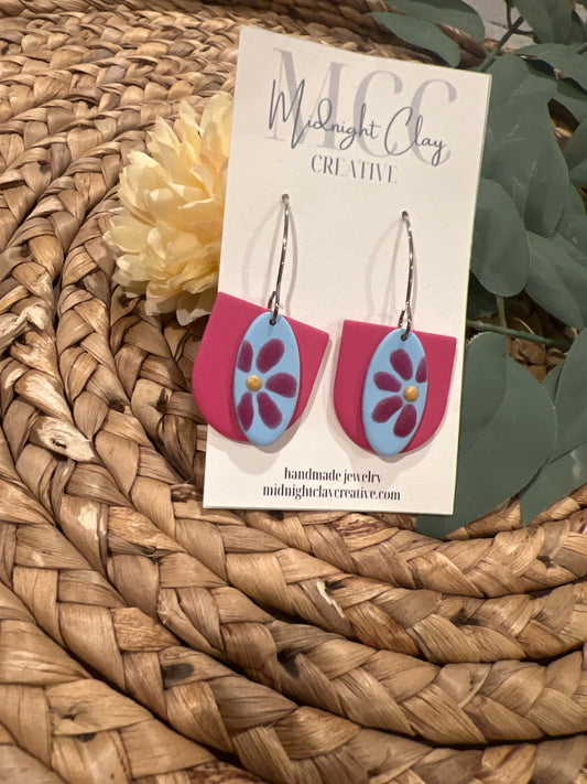 Hand Painted Florals Double Layer