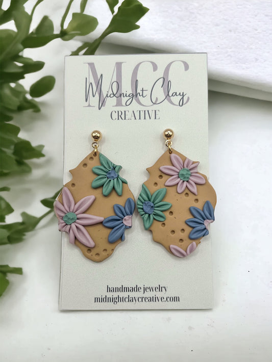 Spring Floral Dangles