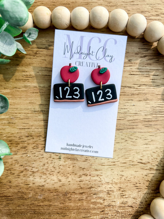 Chalkboard Dangle Earrings